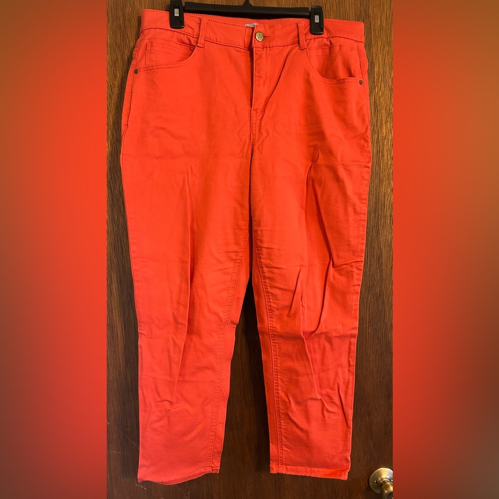 Draper James RSVP high rise skinny jeans with stretch waist